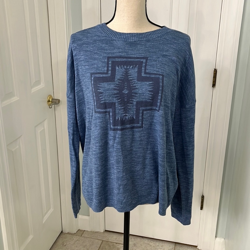Pendleton | Harding Tribal Southwest Aztec Focal Point Crew Neck Unisex Sweater